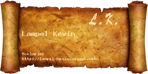 Lampel Kevin névjegykártya